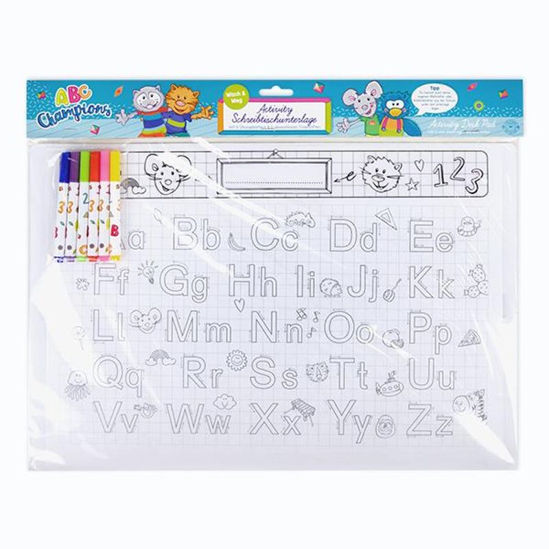 Activity Schreibtischunterlage zum Abwischen Activity Schreibtischunterlage zum Abwischen