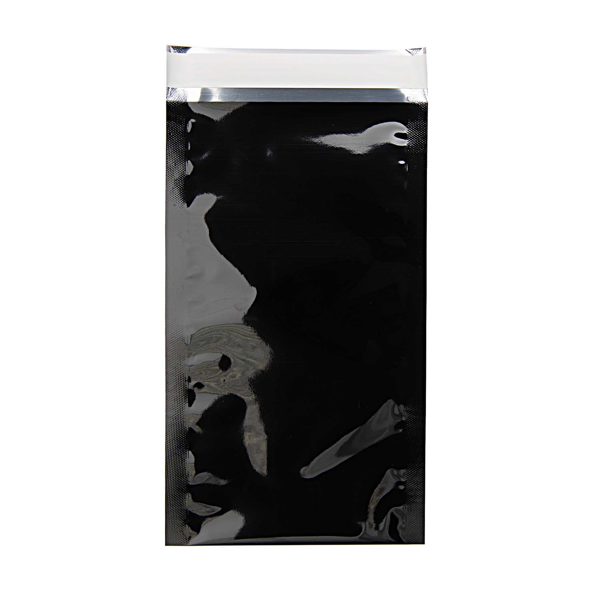 5 Schwarze Versandtaschen Silhouette, Elektronik, Telefon