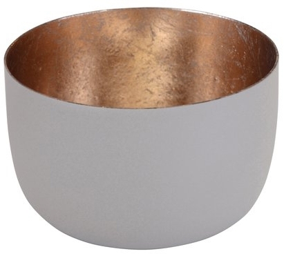 Madras Windlicht, Sand/Gold - S Madras Windlicht, Sand/Gold - S