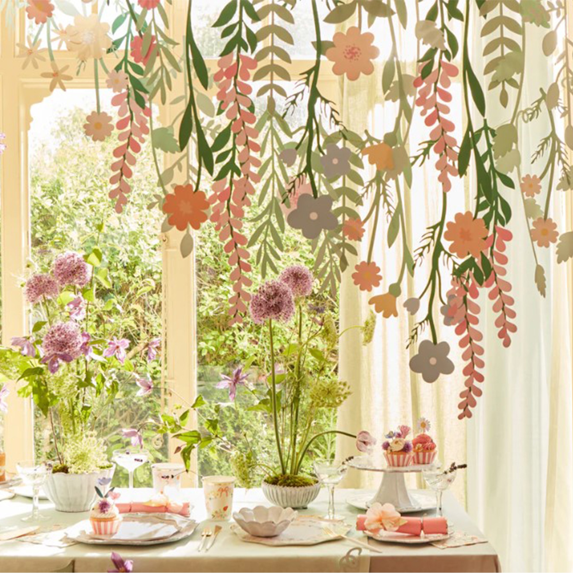 Meri Meri - Hintergrund "Blumen"