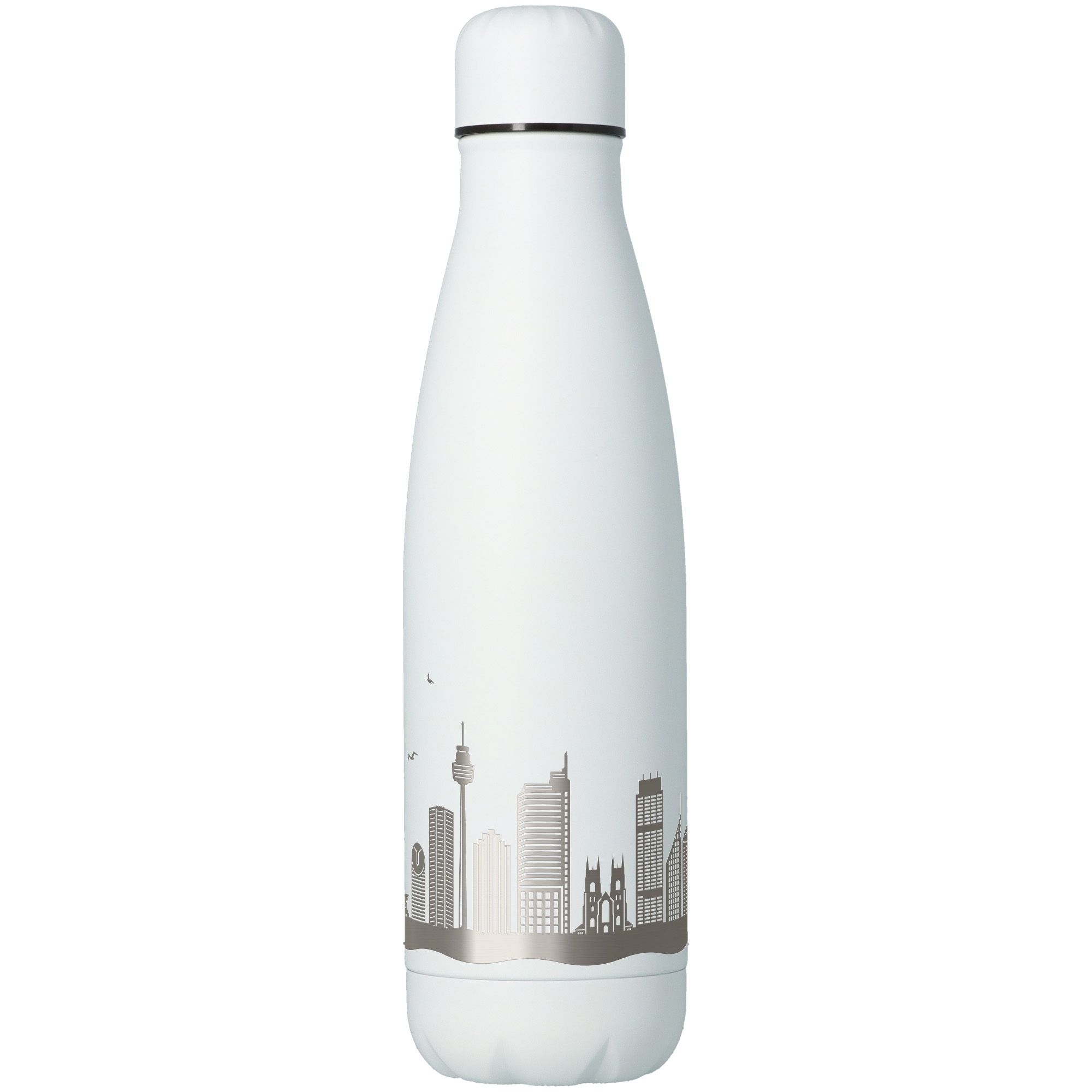 Trinkflasche Skyline Sydney Weiß 500ml Flasche, Wasserflasche