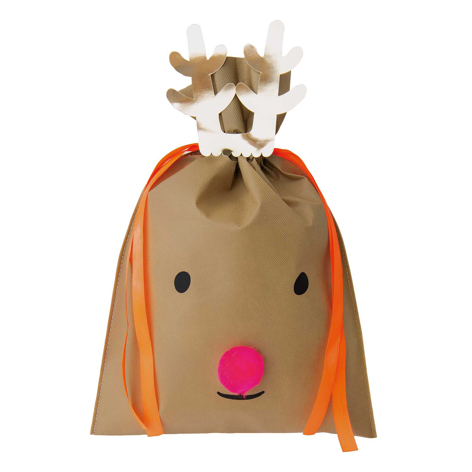 Geschenktasche "Rentier" Dunkelbraun, groß Geschenktasche "Rentier" Dunkelbraun, groß