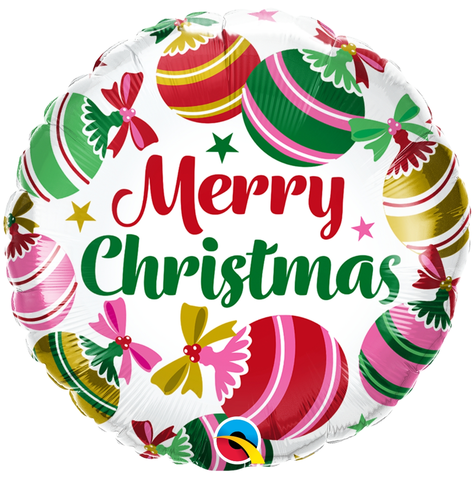 Folienballon Merry Christmas Ornamente 45cm Folienballon Merry Christmas Ornamente 45cm