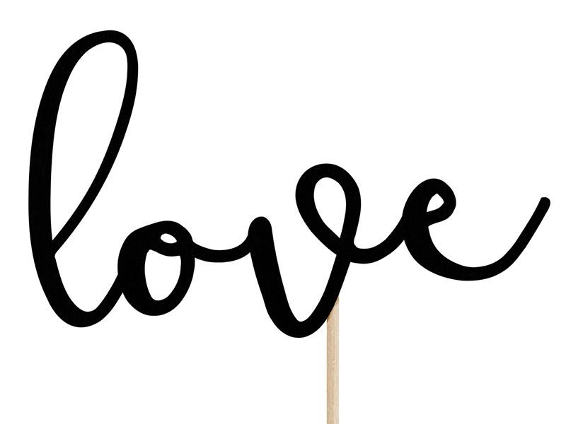 Torten Topper The One I Love Torten Topper The One I Love