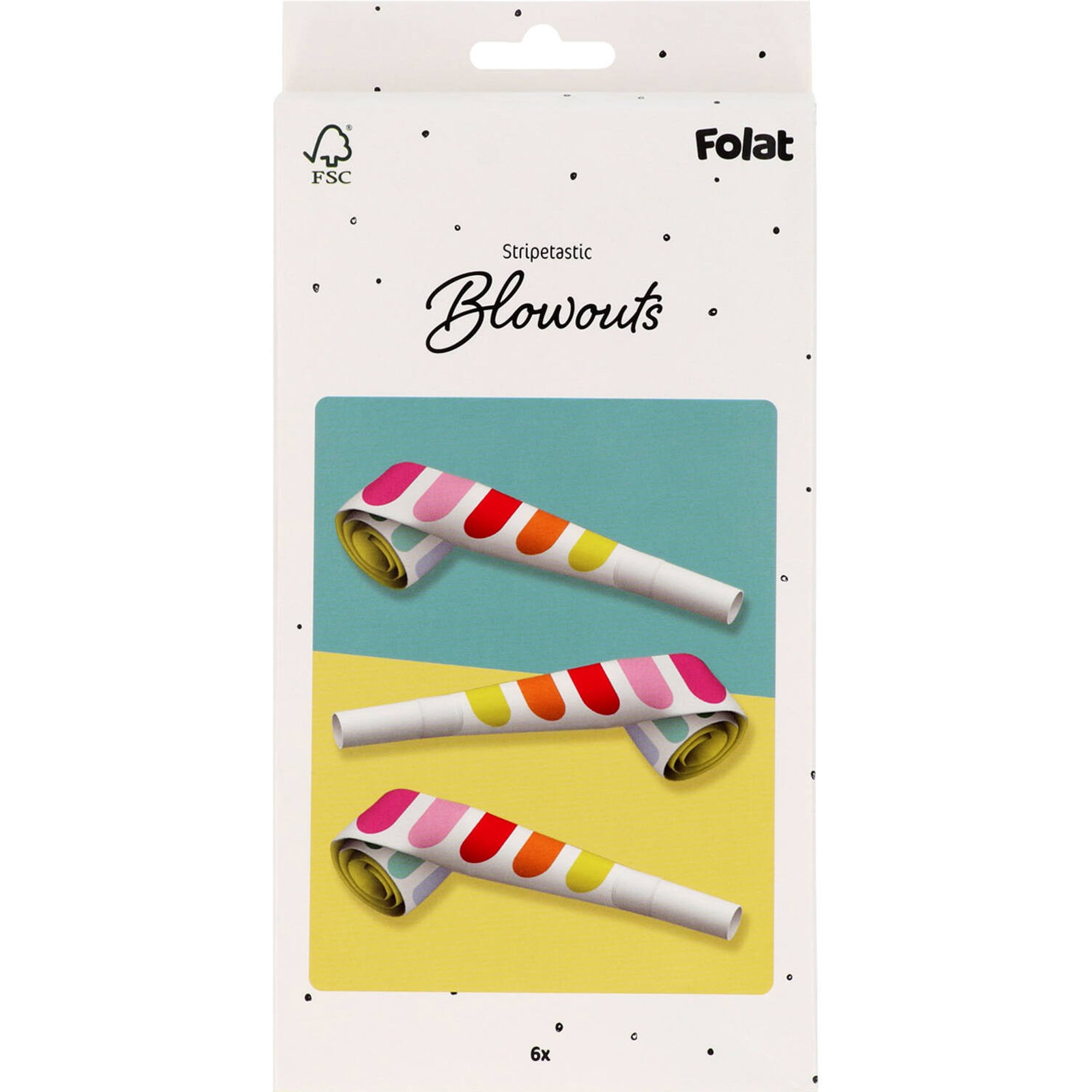 Luftrüssel "Stripetastic", 6 Stück Luftrüssel "Stripetastic", 6 Stück