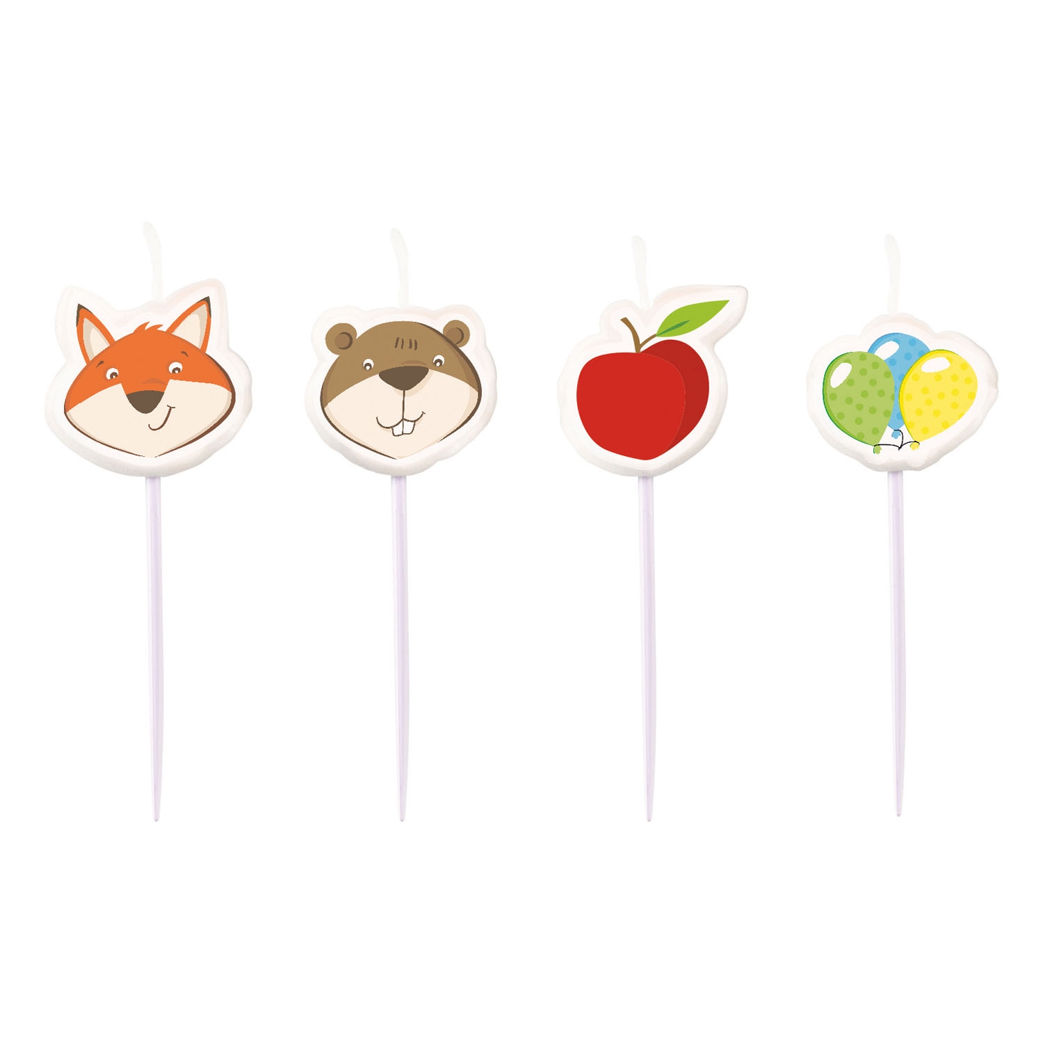 Fuchs & Biber - 4 Figurenkerzen Fuchs & Biber - 4 Figurenkerzen