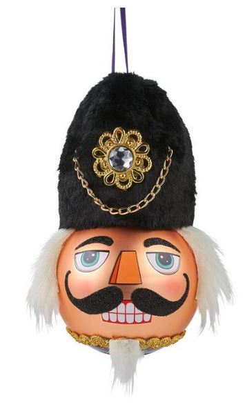 Weihnachtskugel "Nussknacker" Schwarz Weihnachtskugel "Nussknacker" Schwarz