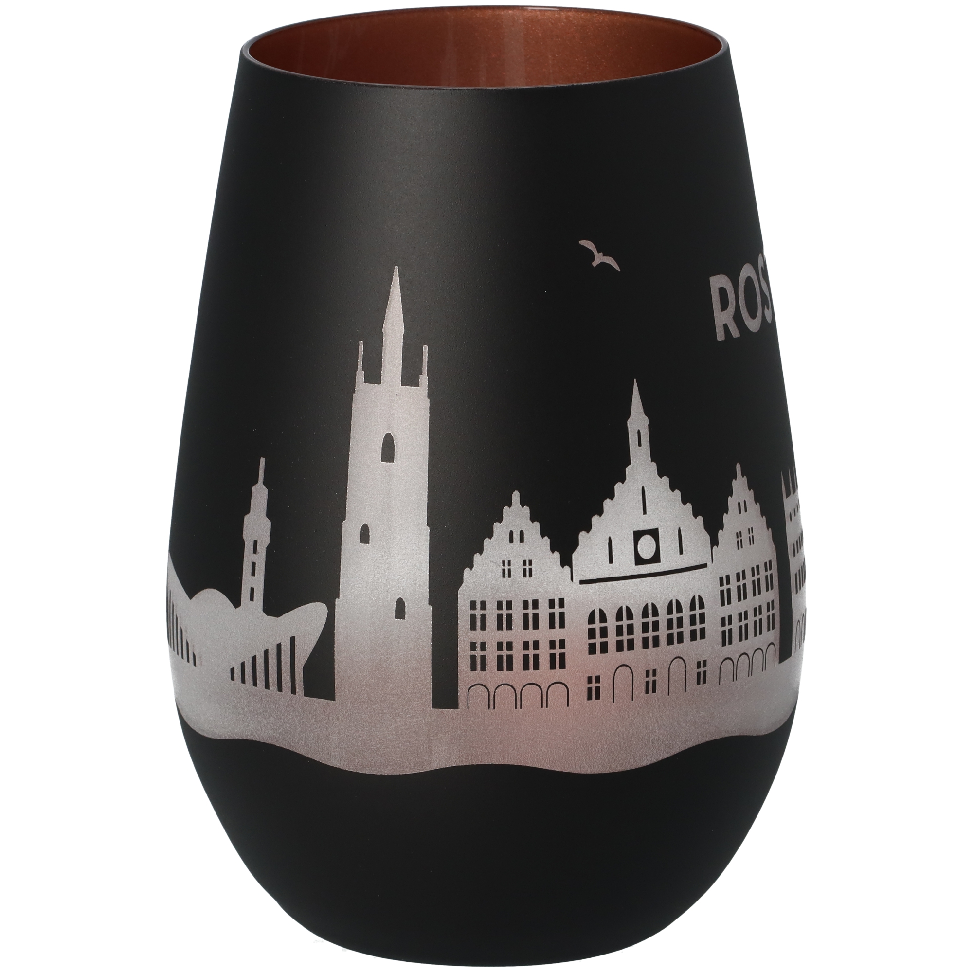 Windlicht Skyline Rostock Schwarz/Bronze Windlicht Skyline Rostock Schwarz/Bronze