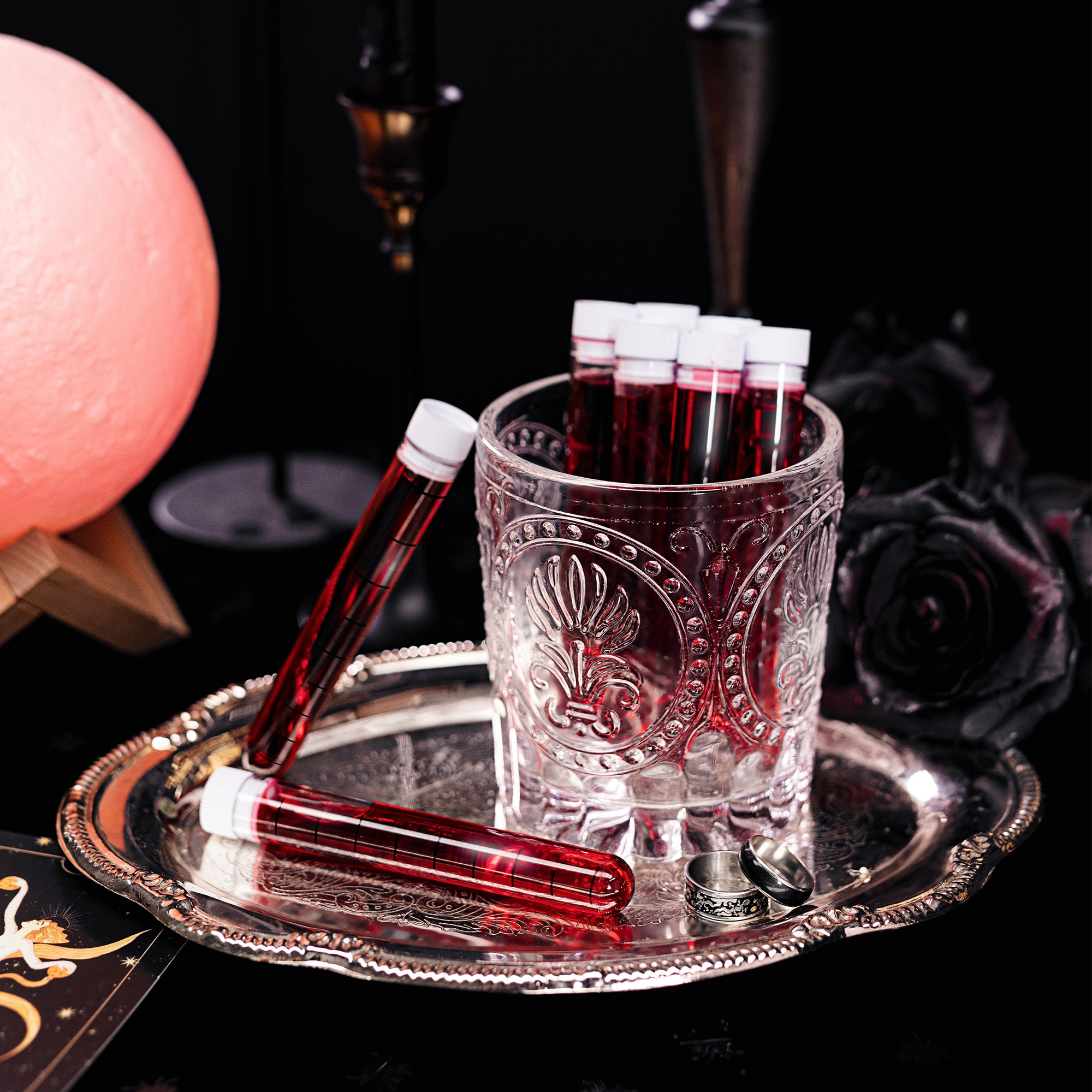 6 Halloween Shot Gläser "Röhrchen" 6 Halloween Shot Gläser "Röhrchen"