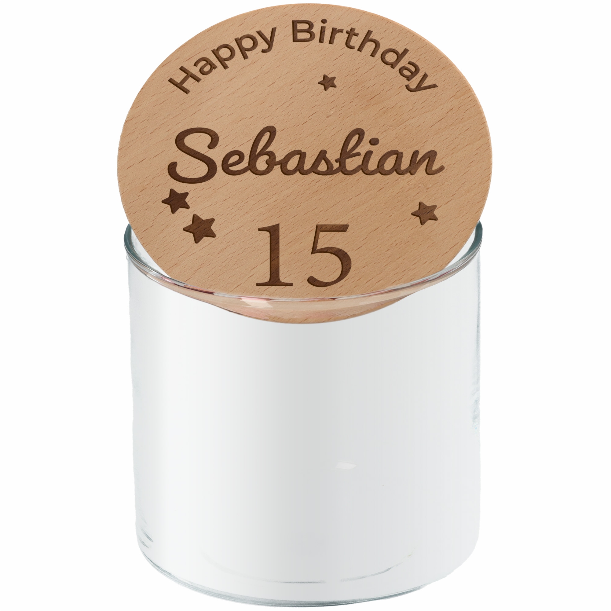 61e3e2f2891629935be67b35c1cd42555ebc2a94 Geschenkglas Happy Birthday mit Sternen