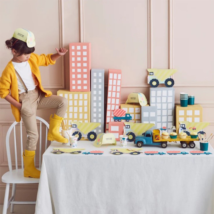 Meri Meri - 16 Servietten "Baufahrzeug" Meri Meri - 16 Servietten "Baufahrzeug"