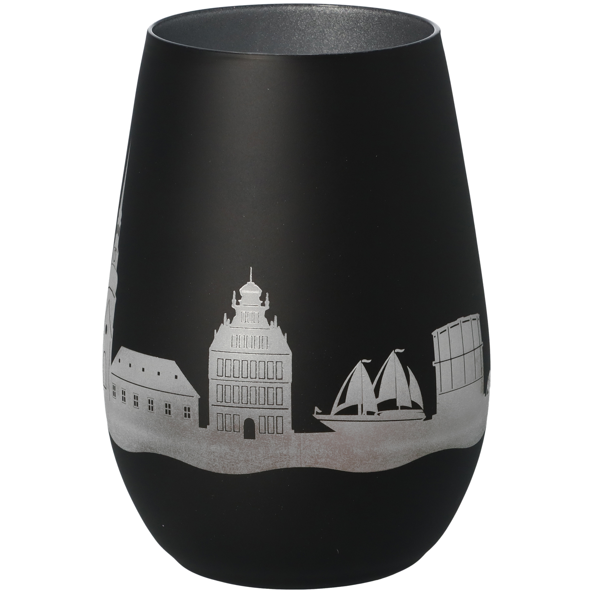 Windlicht Skyline Stade Schwarz/Silber Windlicht Skyline Stade Schwarz/Silber
