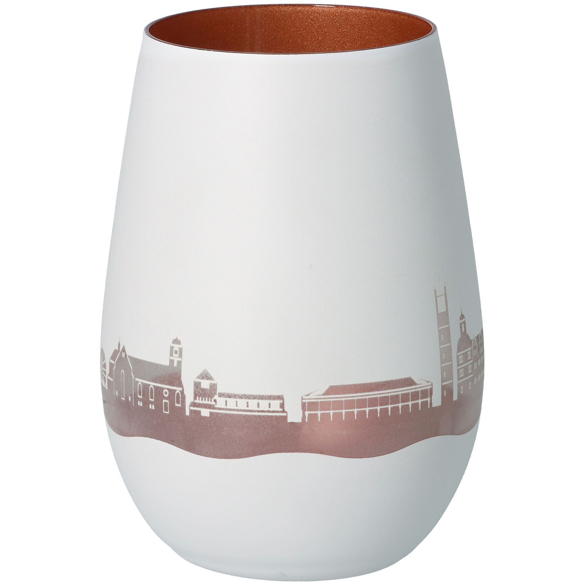 Windlicht Skyline Paderborn Weiß/Bronze Windlicht Skyline Paderborn Weiß/Bronze