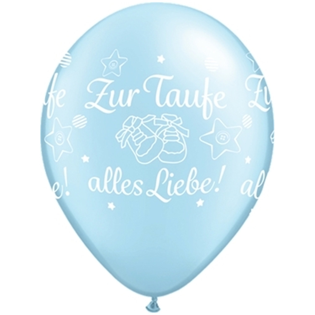 Ballon, Geburtstag, Cosy Blau, Himmlisch, Aufblasbar