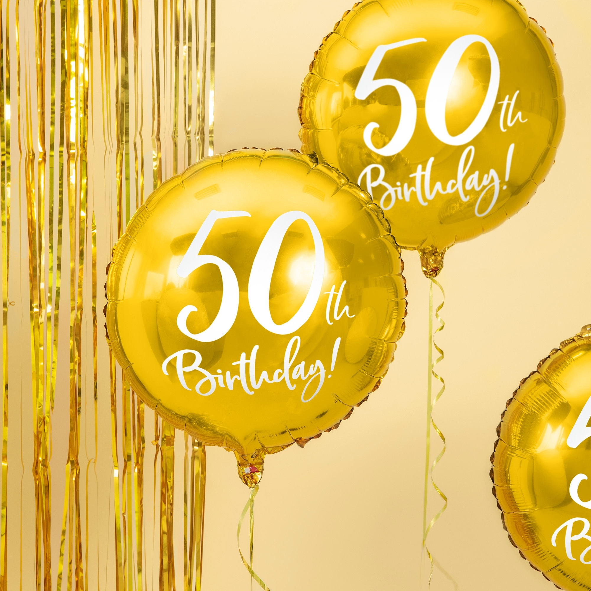 e484c9788b4084f1babb56eb8e0a64bb6378aa39 Folienballon "50th Birthday" 45cm