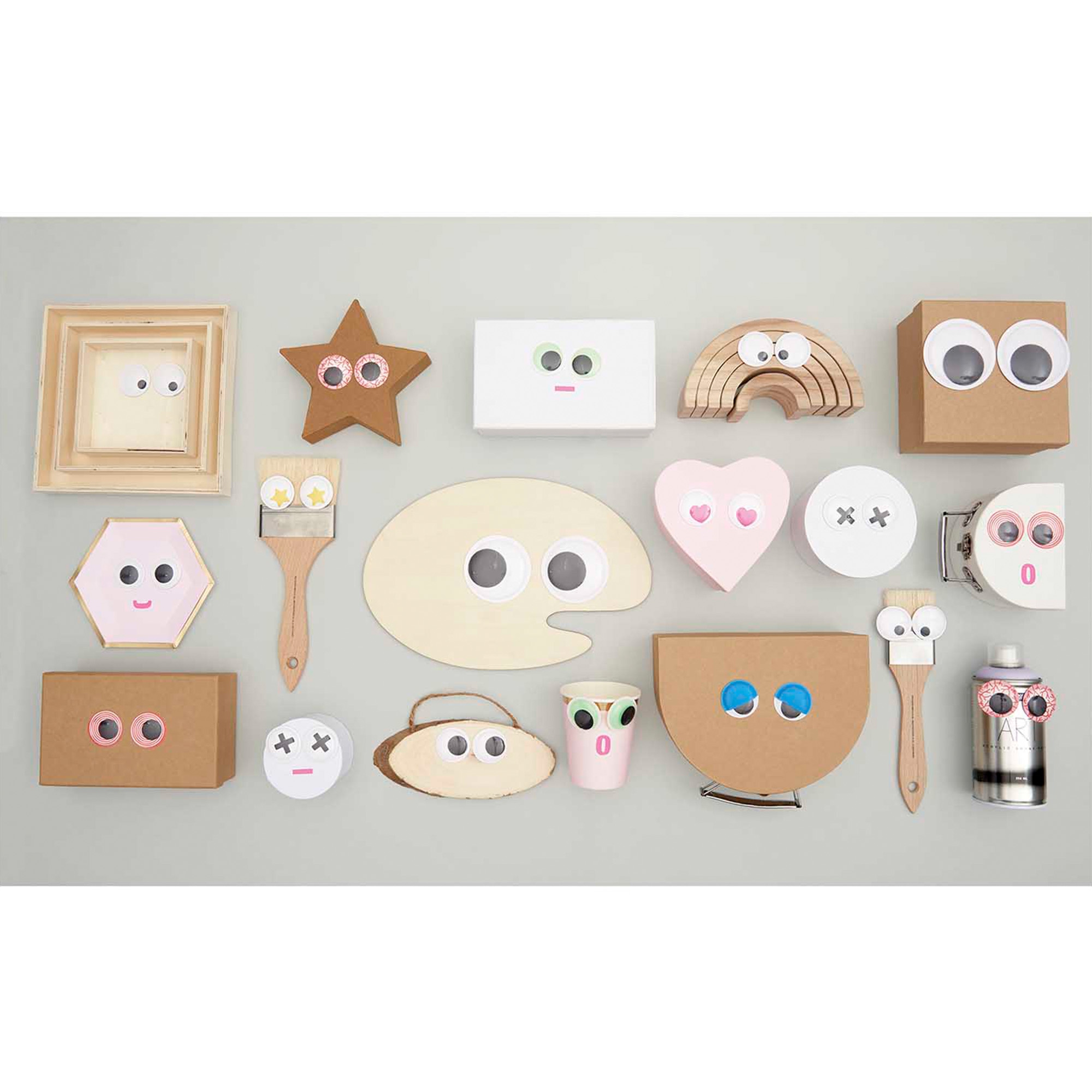 4 Wackelaugen Herzen 4 Wackelaugen Herzen