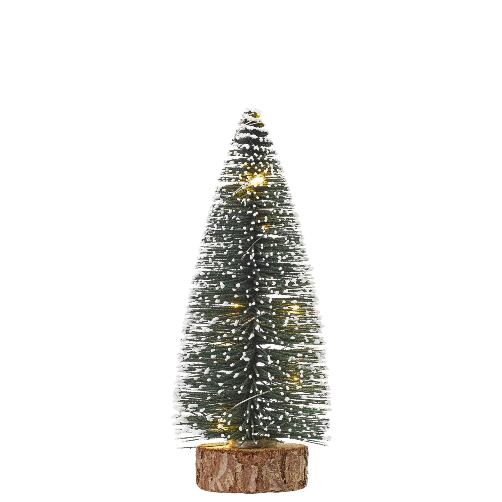 Mini-Tanne mit LED-Beleuchtung 14 cm Baum, Weihnachten, Weihnachtsdekorationen, Festival, Weihnachtsbaum