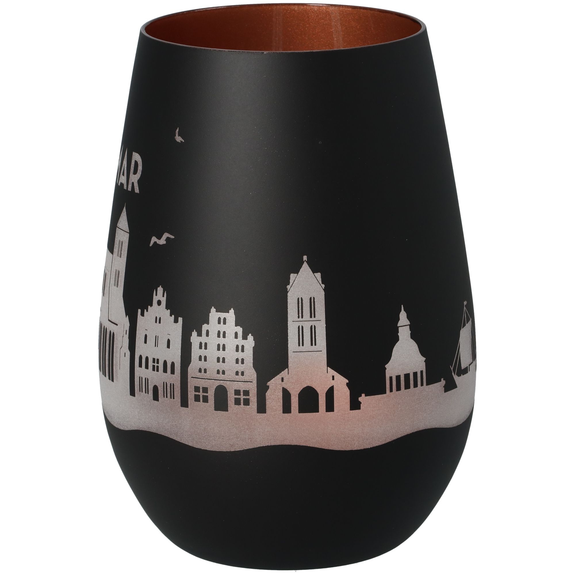 Windlicht Skyline Wismar Schwarz/Bronze Windlicht Skyline Wismar Schwarz/Bronze