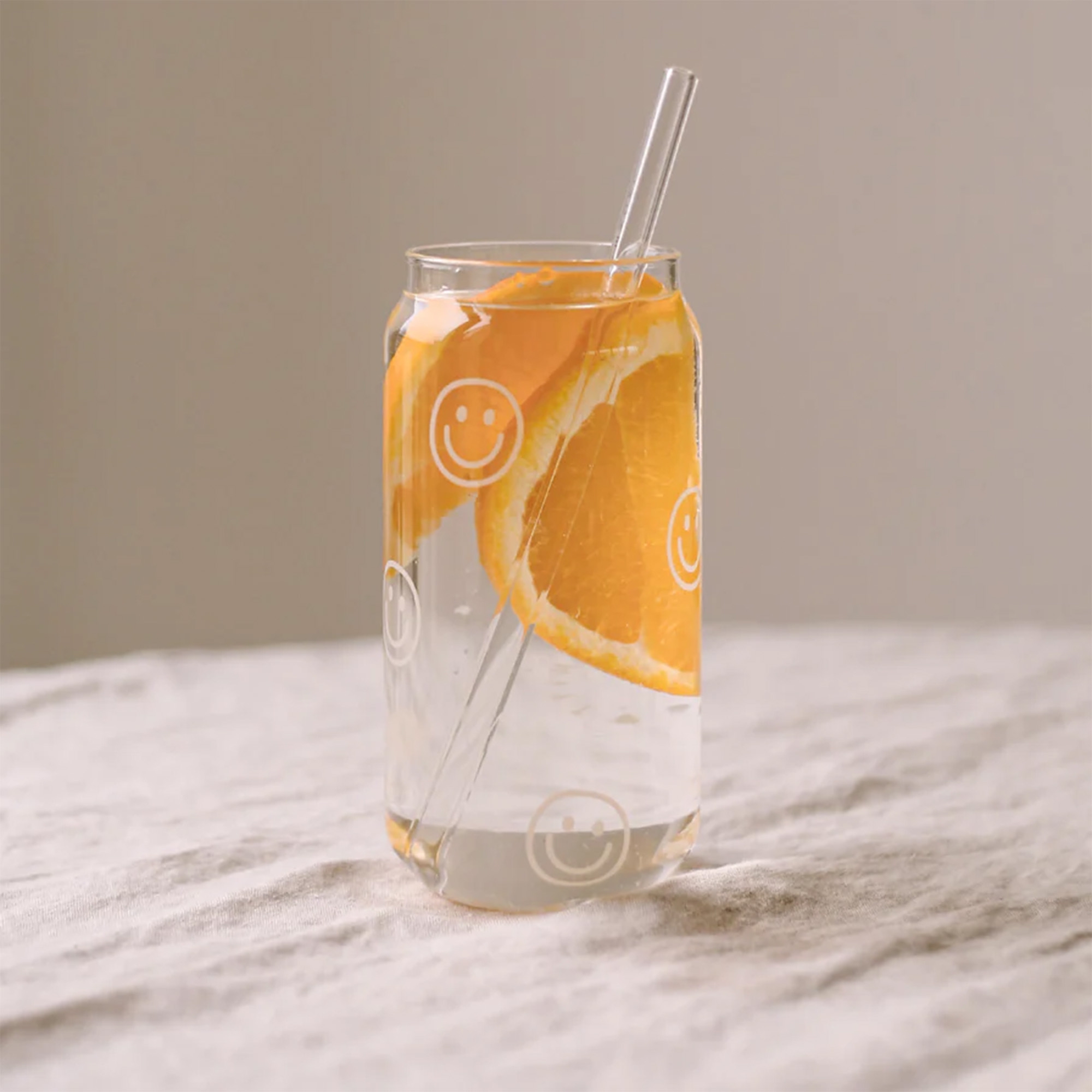 Eulenschnitt - Hohes Trinkglas "Smileys" Eulenschnitt - Hohes Trinkglas "Smileys"
