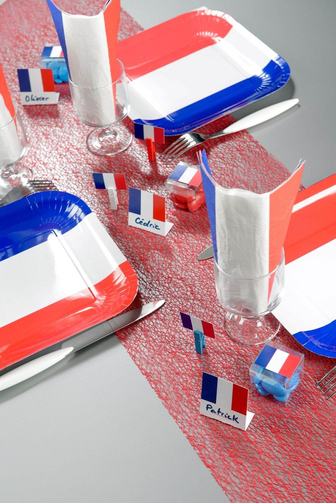 Frankreich - Konfetti, 50 Teile Frankreich - Konfetti, 50 Teile