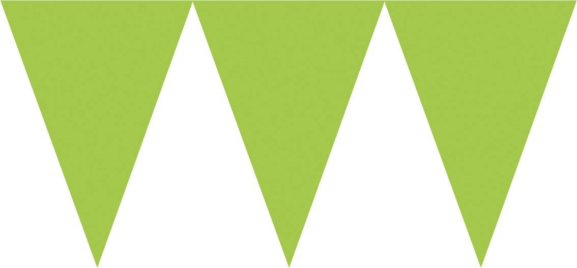Kiwi Grün - Wimpelkette Kiwi Grün - Wimpelkette