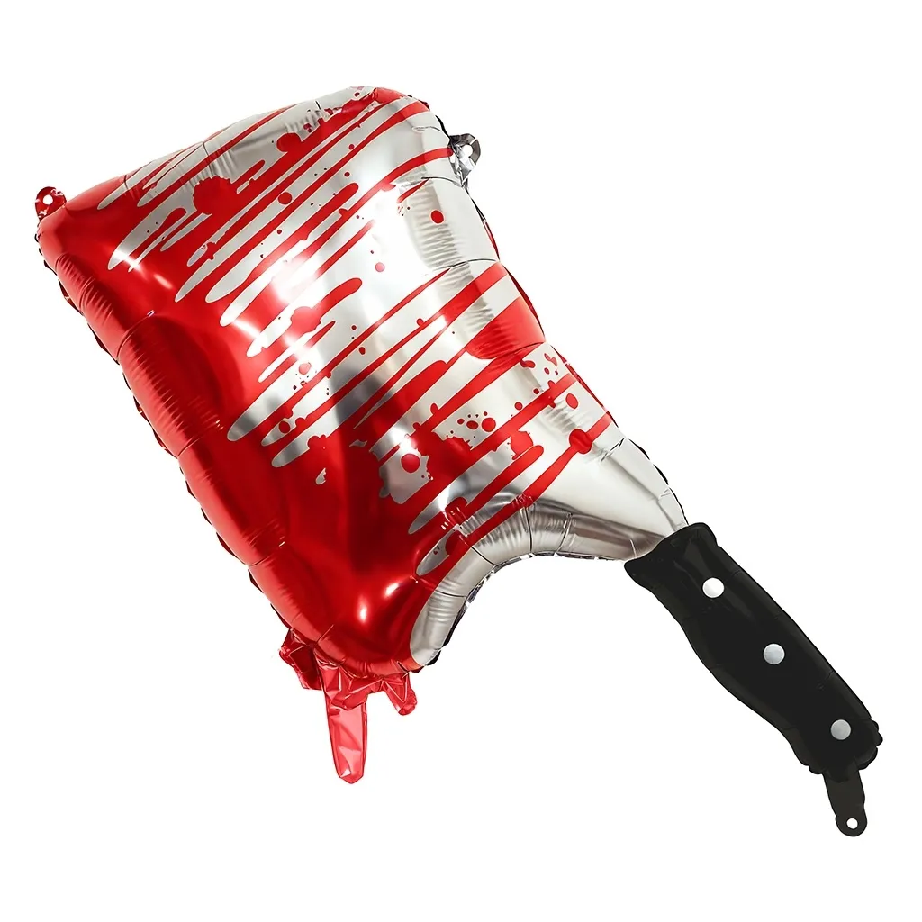 Folienballon "Messer mit Blut" 92x60cm