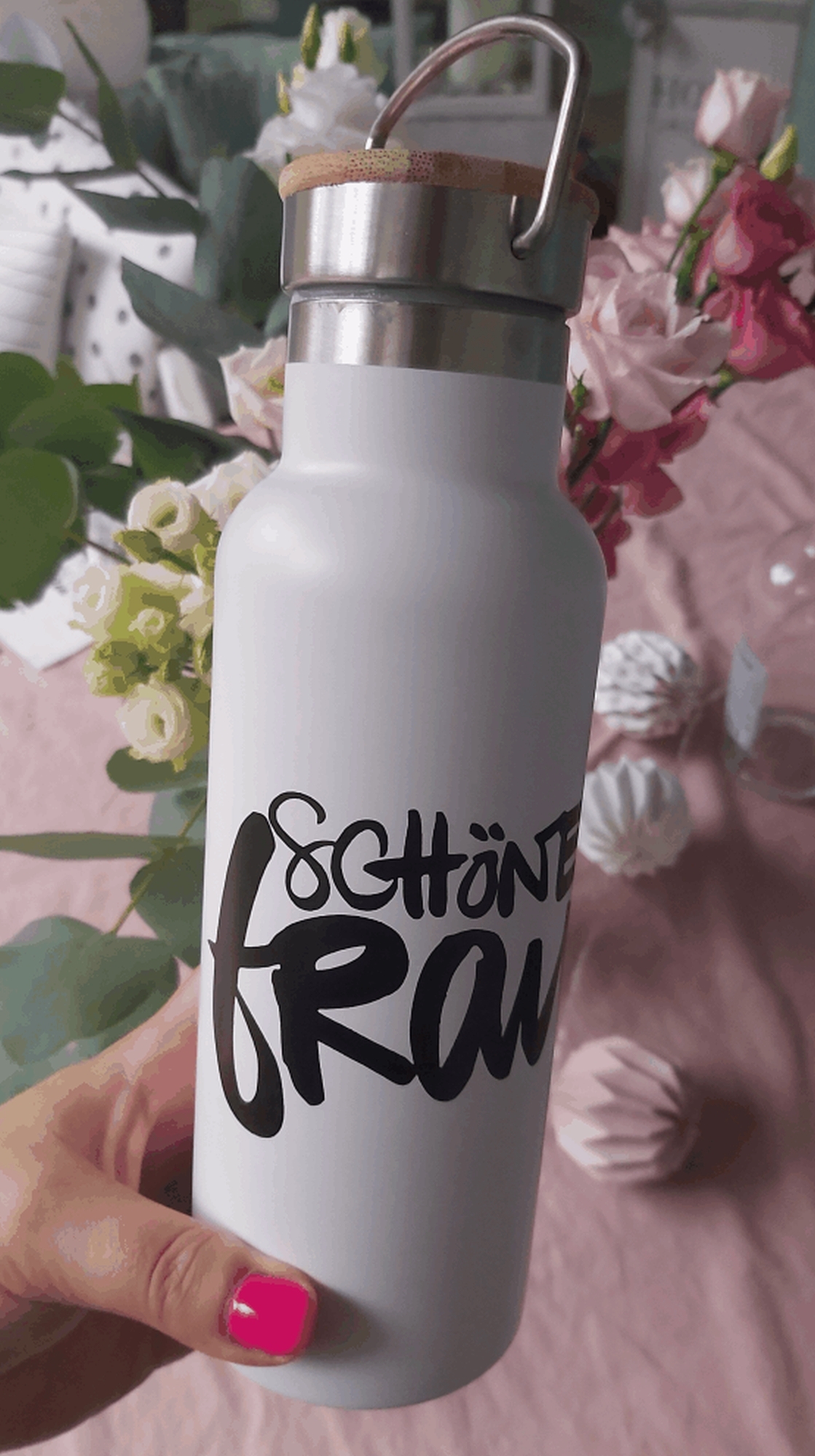 Thermosflasche "Schöne Frau"