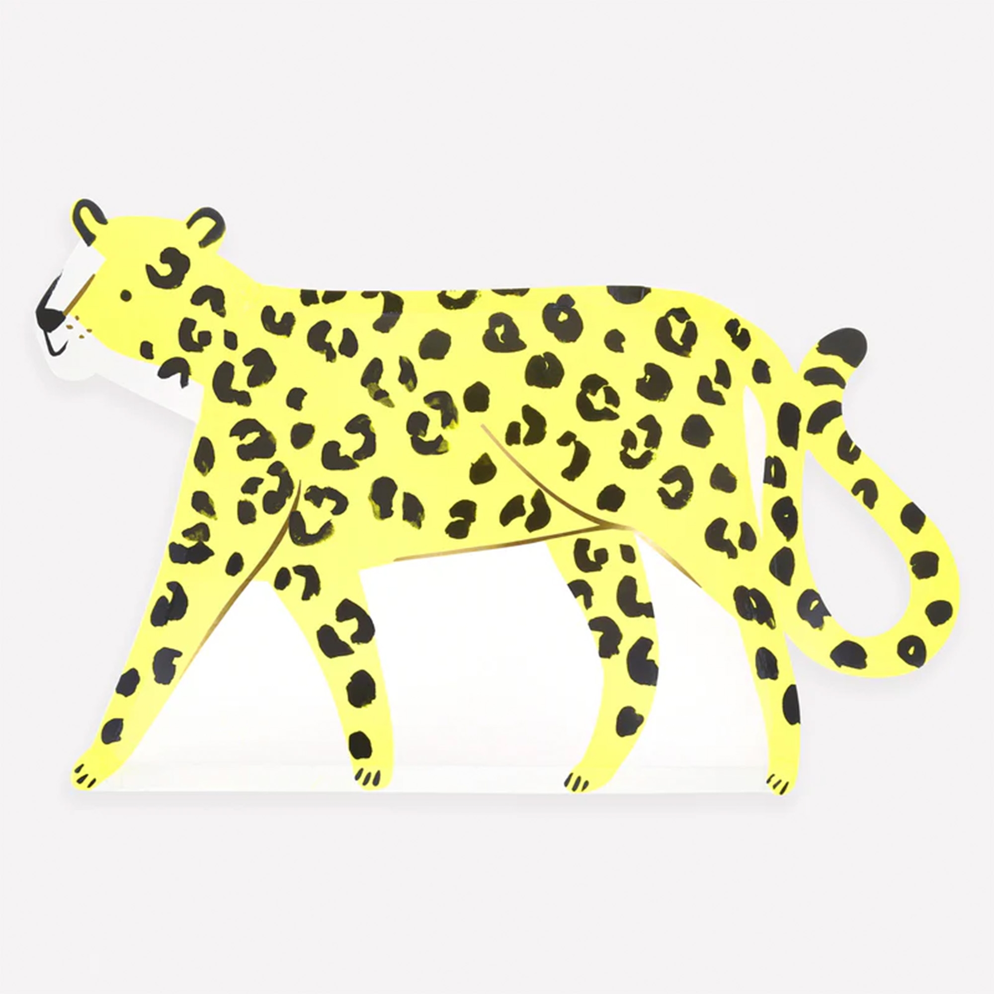 Leopard, Leoparden-Print, Gelb, Tierisches Motiv, Kissenform