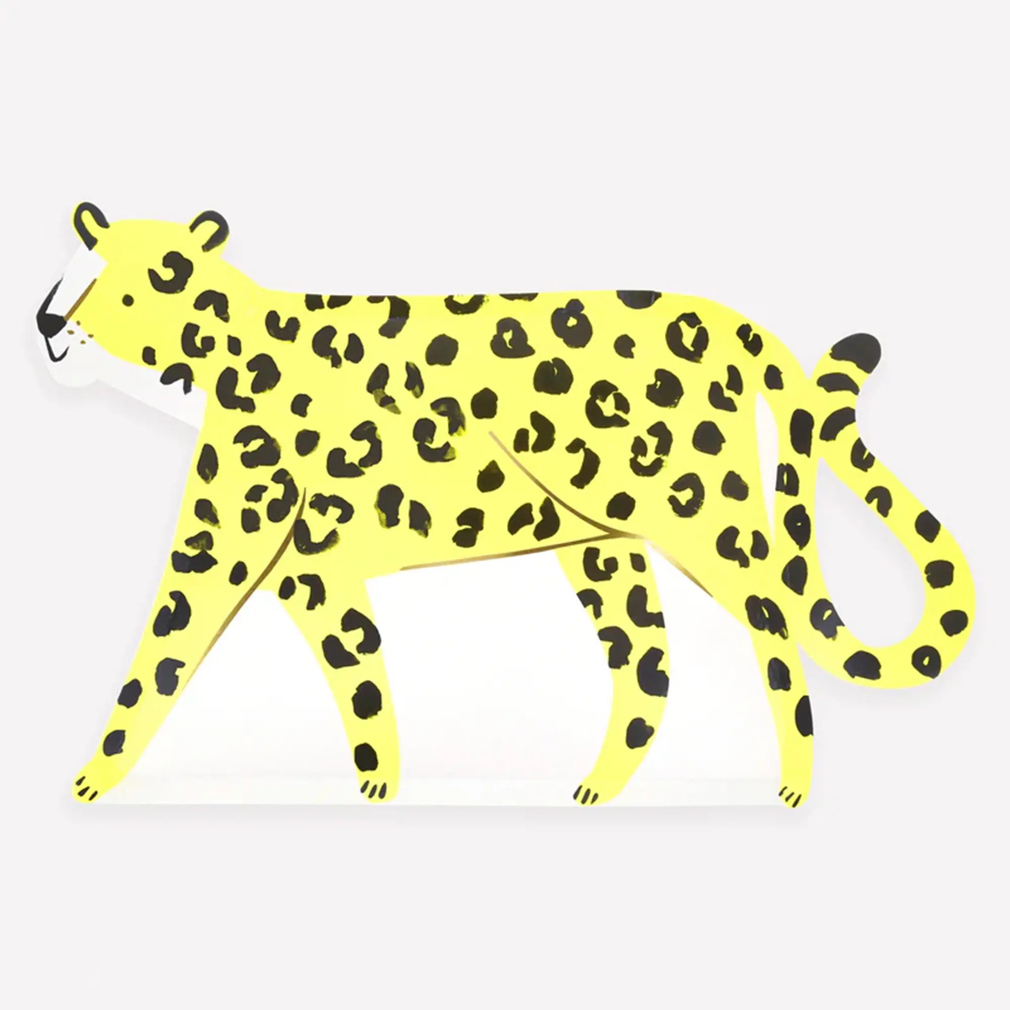 Leopard, Leoparden-Print, Gelb, Tierisches Motiv, Kissenform