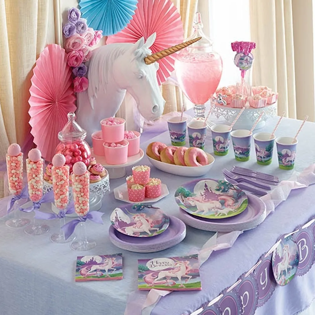 Unicorn Fantasy - Happy Birthday Girlande
