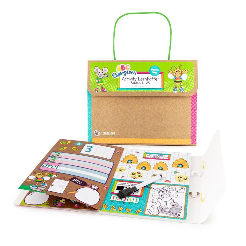 Activity Lernkoffer Zahlen 1-25 zum Abwischen Activity Lernkoffer Zahlen 1-25 zum Abwischen