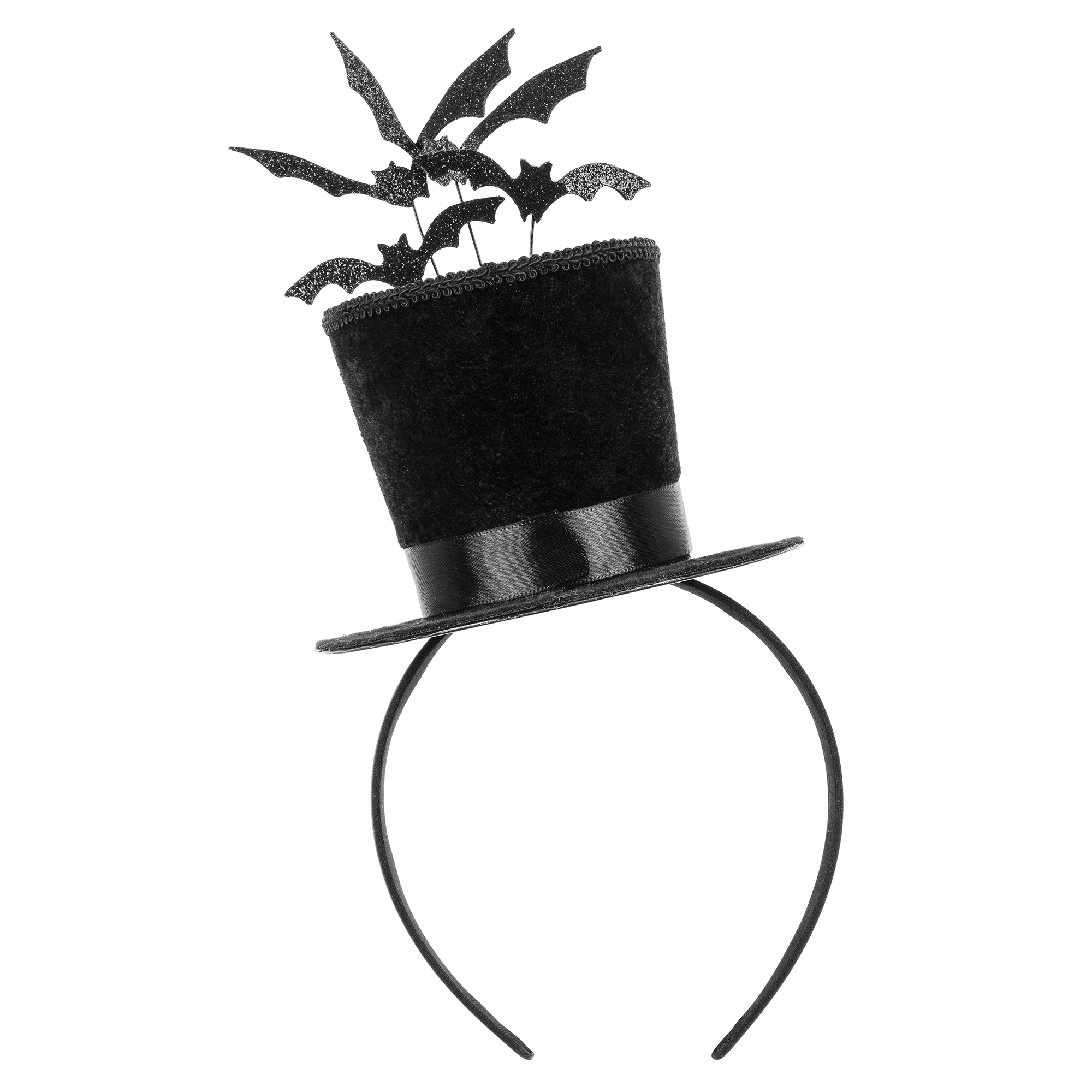 Haarreifen "Zylinder mit Fledermäusen" Krug, Pflanzgefäß, Topfpflanze, Vase, Hut