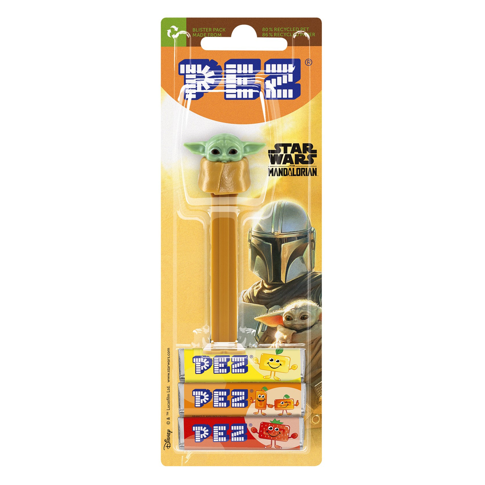 PEZ - Baby Yoda "Mandalorian" Spender & Bonbons PEZ - Baby Yoda "Mandalorian" Spender & Bonbons