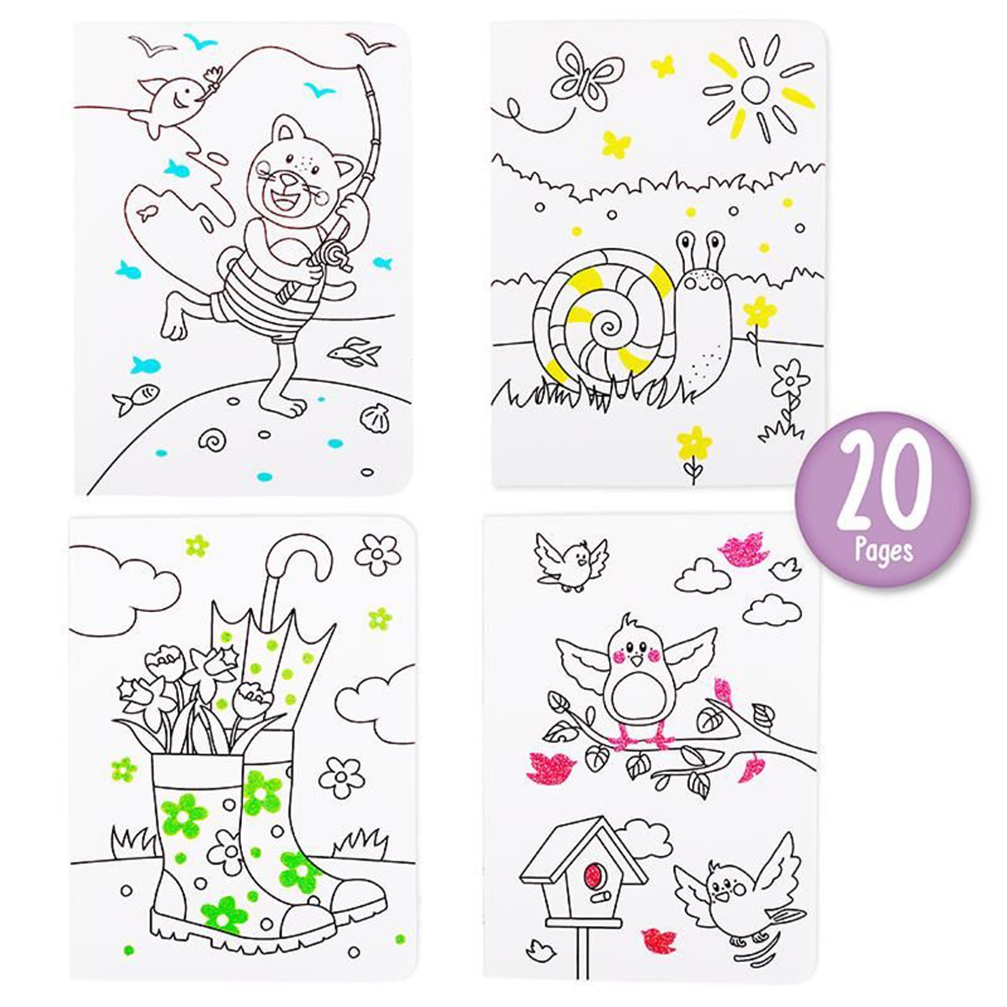 Stickermalbuch inkl. Diamanten Sticker Stickermalbuch inkl. Diamanten Sticker