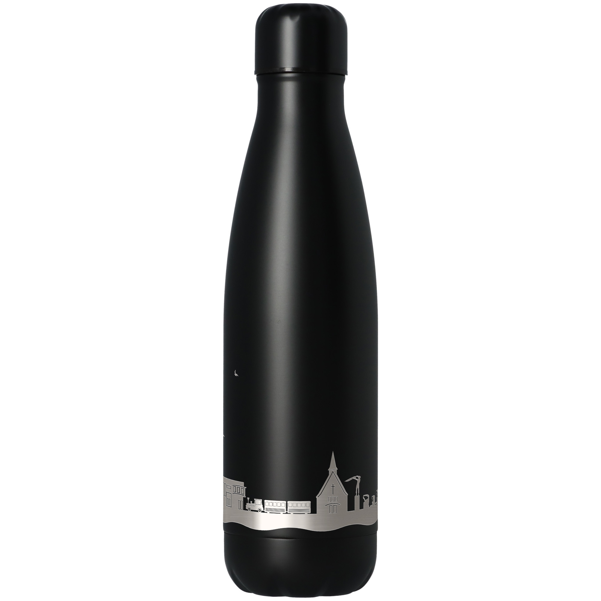 55274bf5bded532d026fa5e0b366757396241e2c Trinkflasche Skyline Scharbeutz Schwarz 500ml