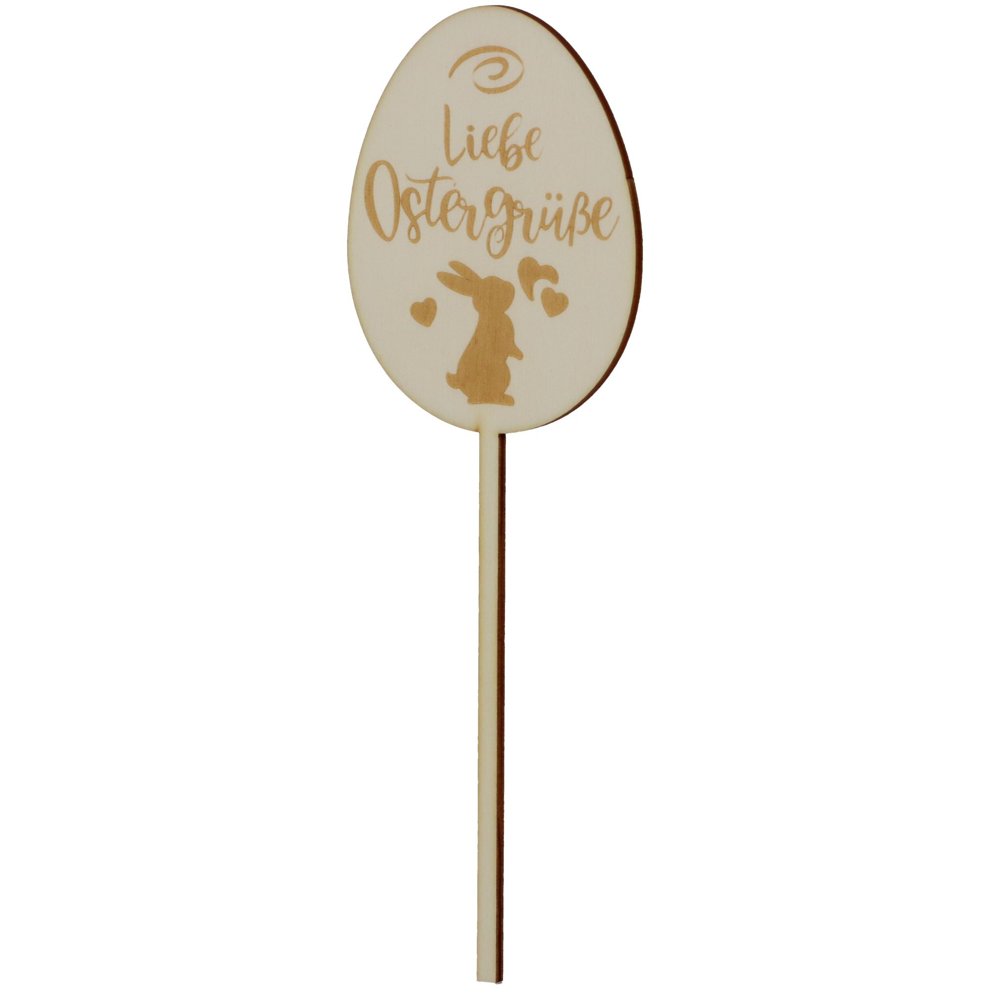 Blumenstecker "Liebe Ostergrüße"