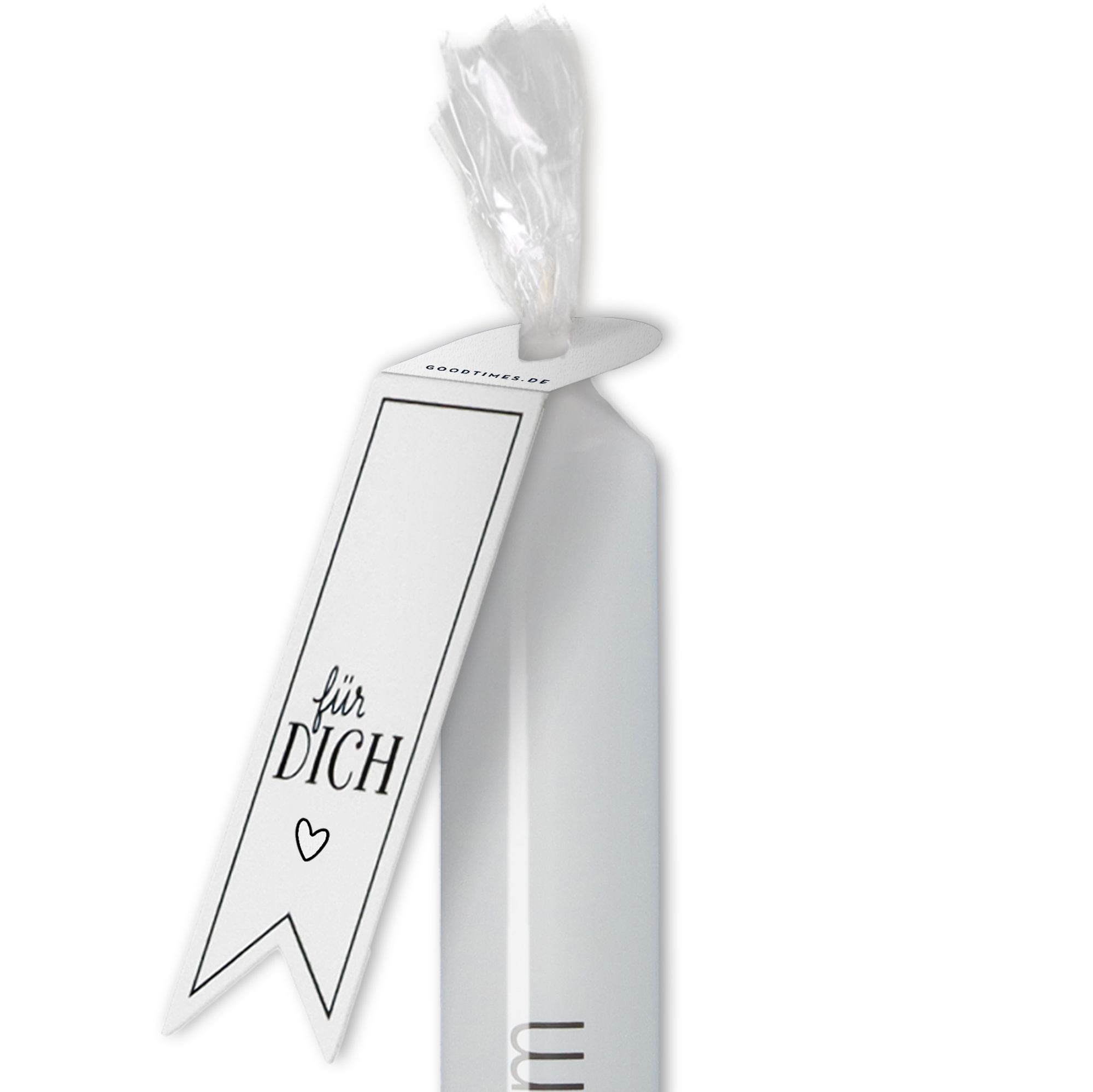 Goodtimes Stabkerze Weiß, Medaille "Superteam" Goodtimes Stabkerze Weiß, Medaille "Superteam"