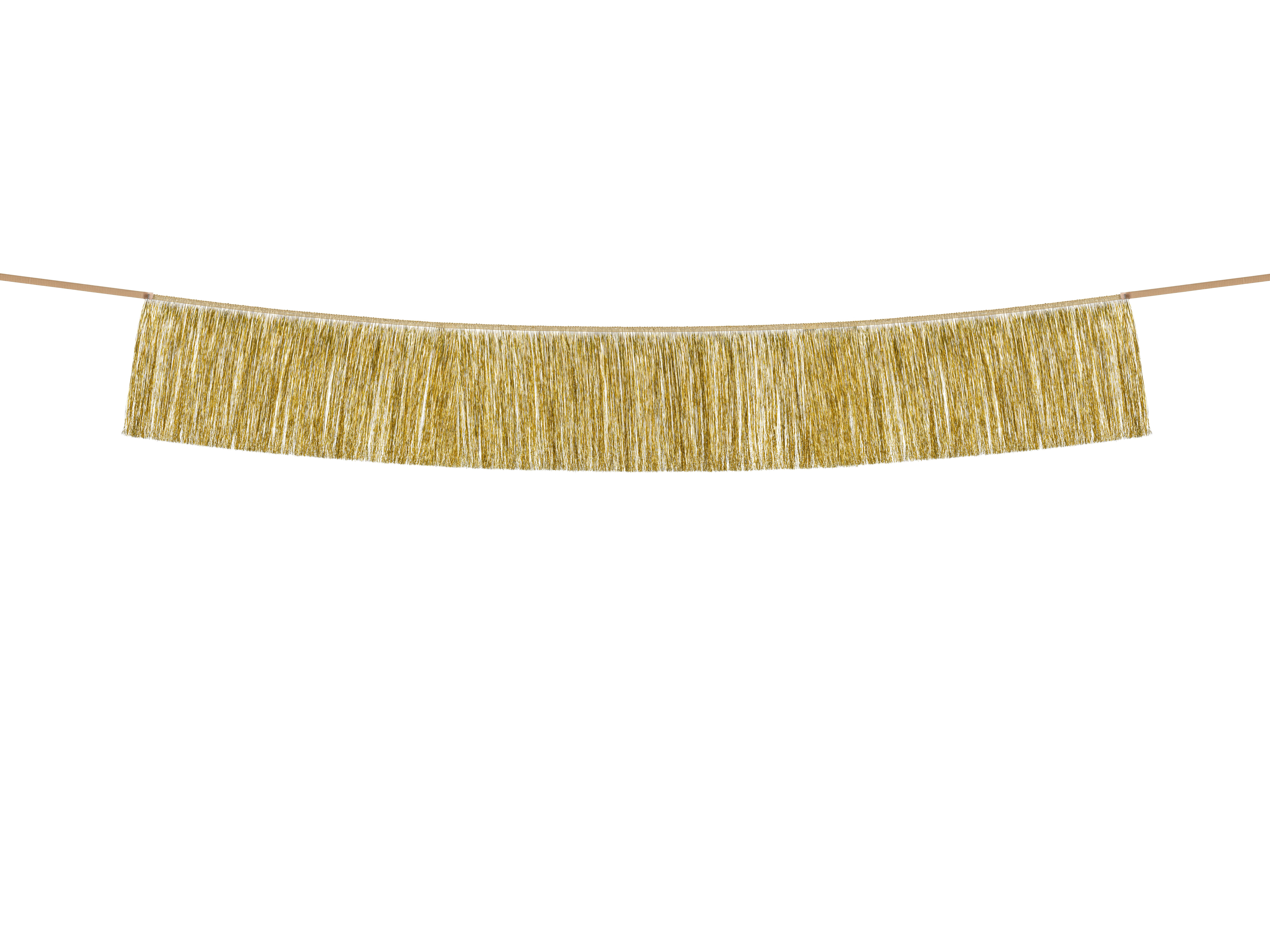 Fransengirlande Gold 135cm