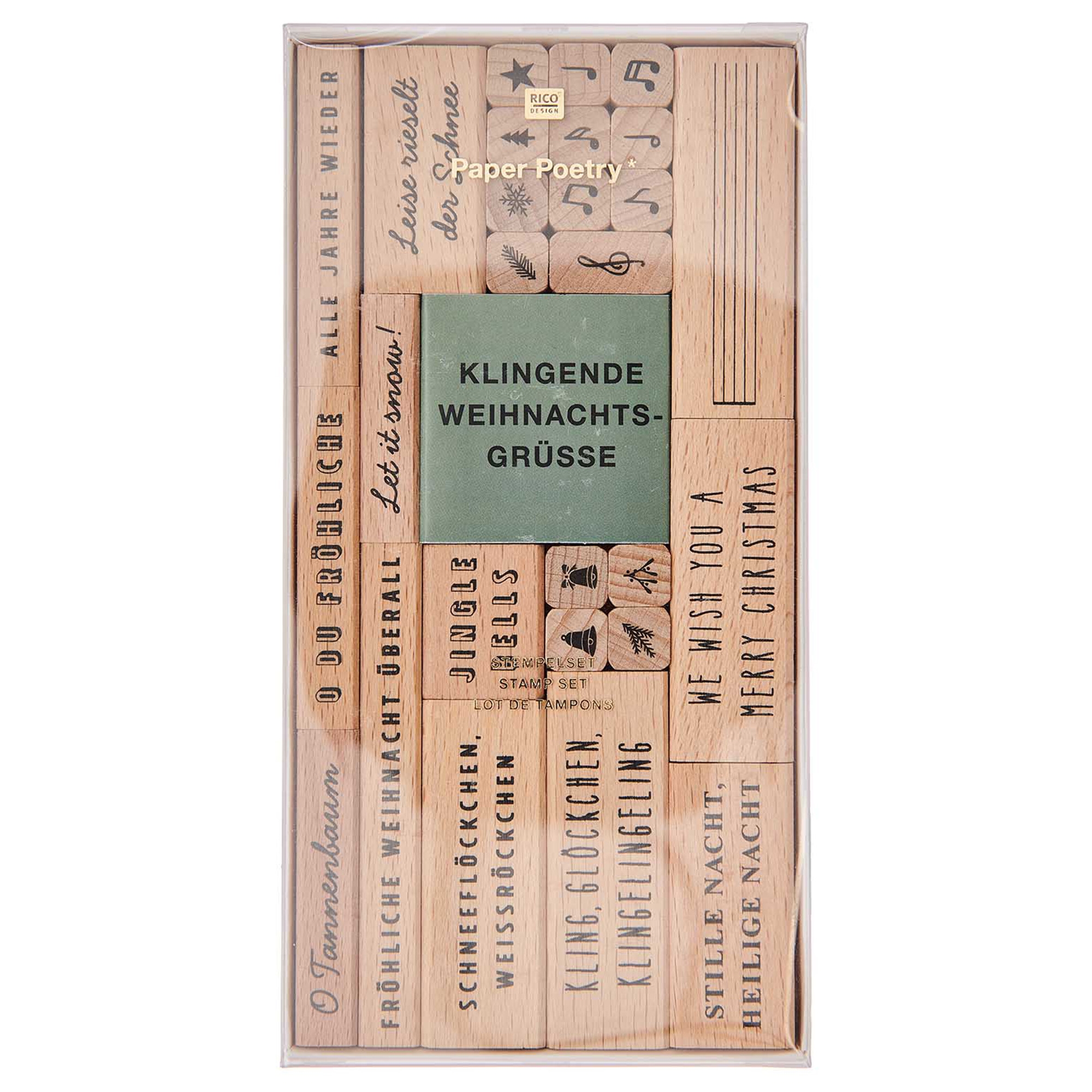 Stempelset "Weihnachtslieder" 27-teilig