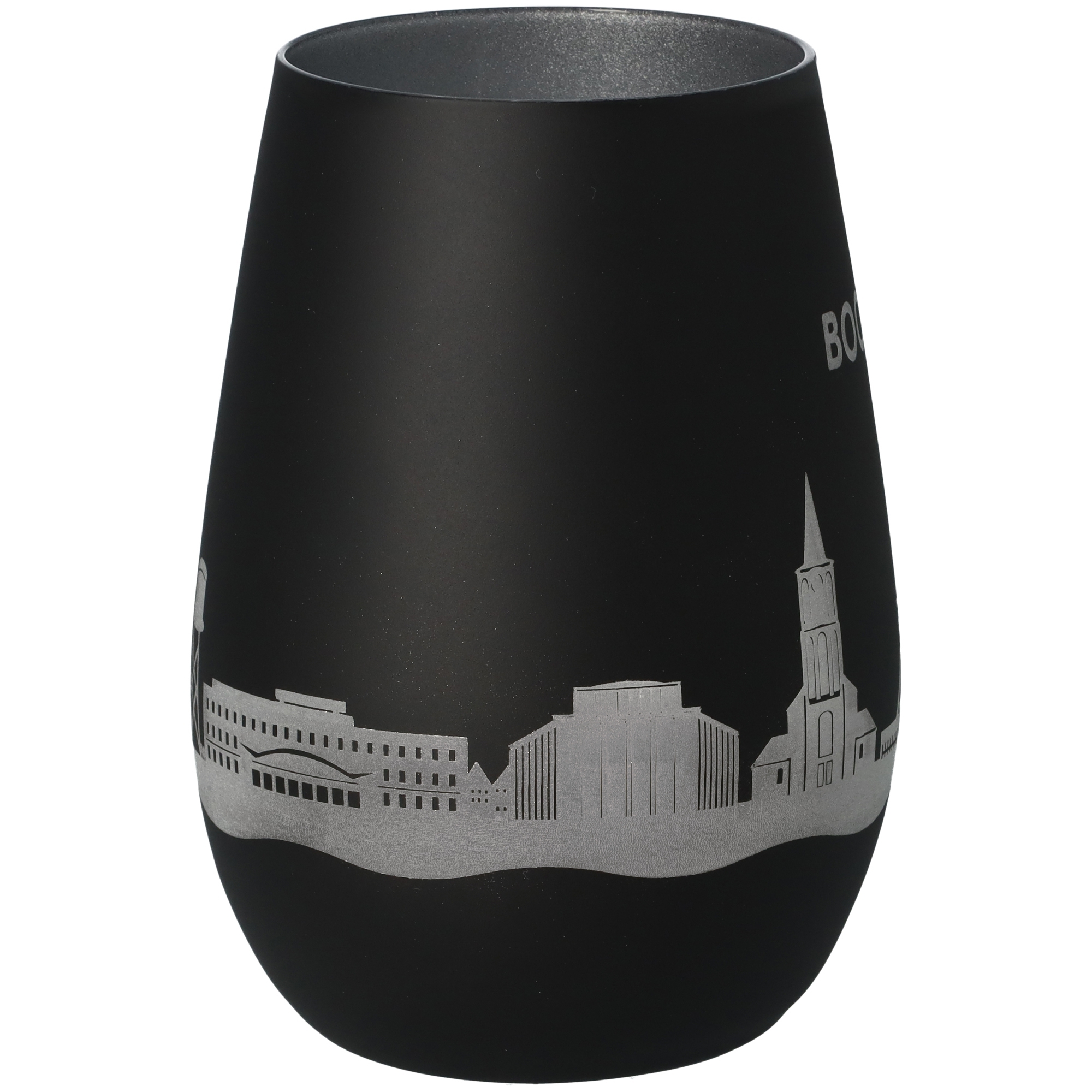 Windlicht Skyline Bochum Schwarz/Silber Windlicht Skyline Bochum Schwarz/Silber