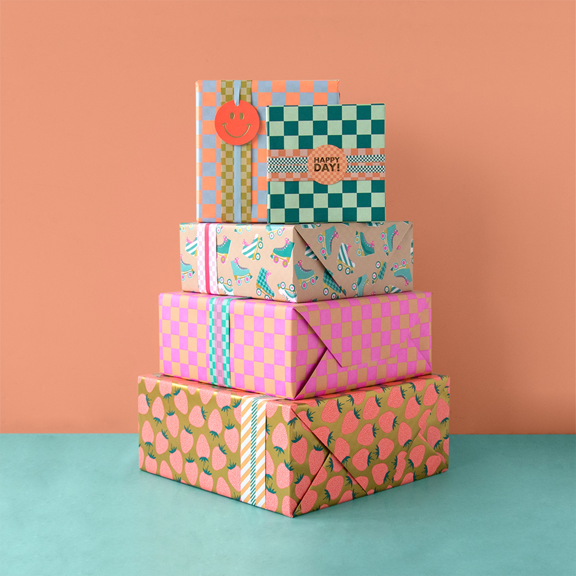 Geschenkpapier "Roller Skates" 3 m Geschenkpapier "Roller Skates" 3 m