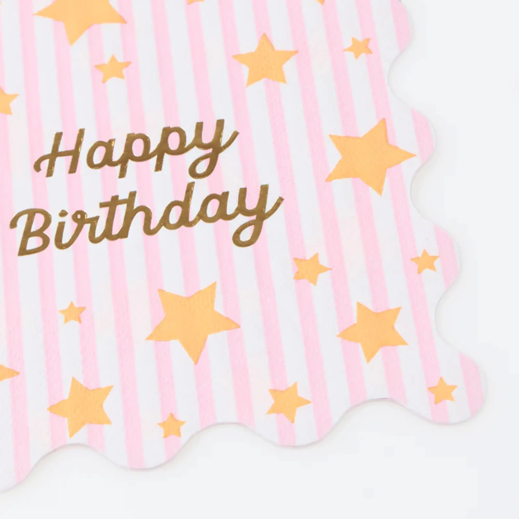 Meri Meri - 16 Servietten "Happy Birthday Sterne"