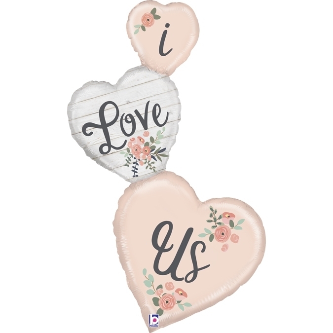 Folienballon Herzen "I love us" 127cm Folienballon Herzen "I love us" 127cm