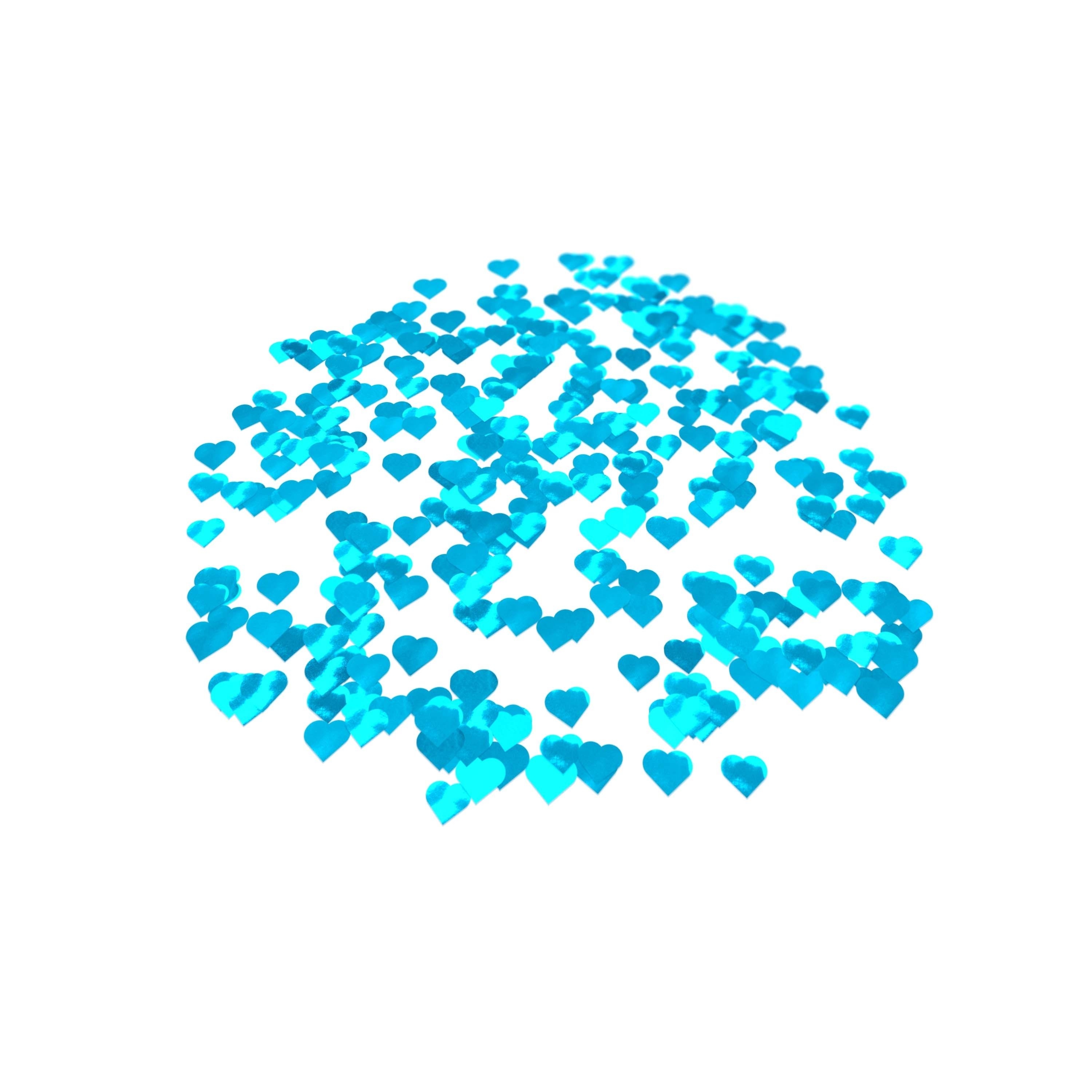 Folienkonfetti 1,7cm Herz 100g Hellblau Folienkonfetti 1,7cm Herz 100g Hellblau