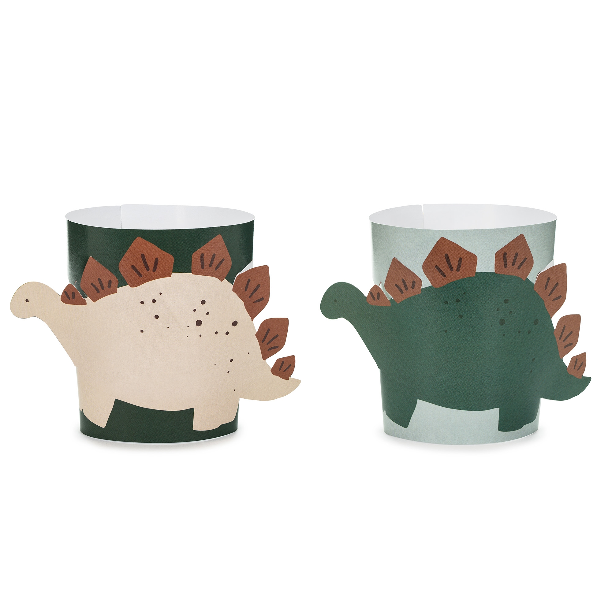 Manschetten für Becher "Dinosaurier" 6 Stück Manschetten für Becher "Dinosaurier" 6 Stück