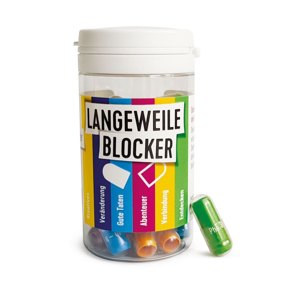 Langeweile Blocker - 30 Kapseln mit Tipps gegen Langeweile