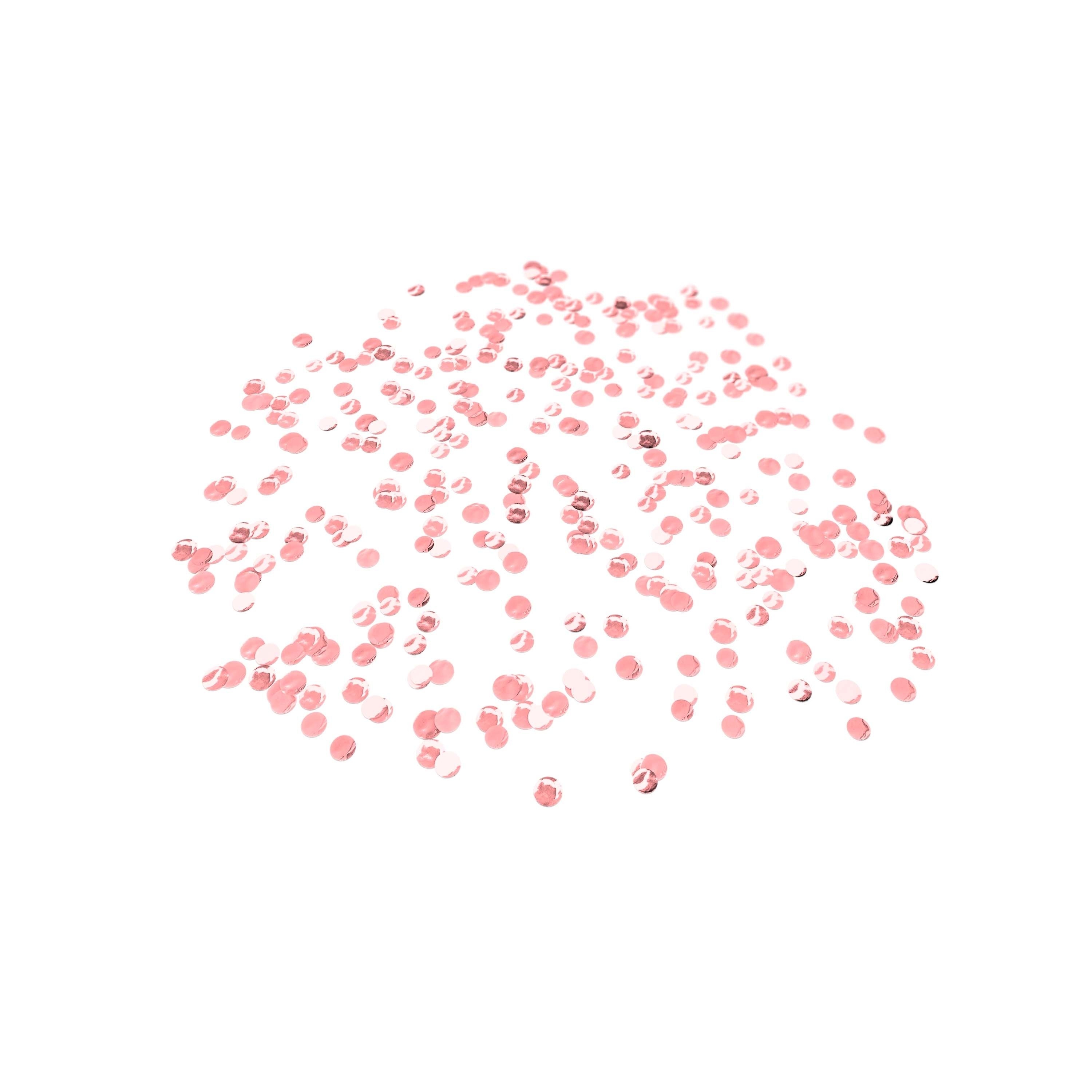 Folienkonfetti 1cm Rund 100g Rose Gold