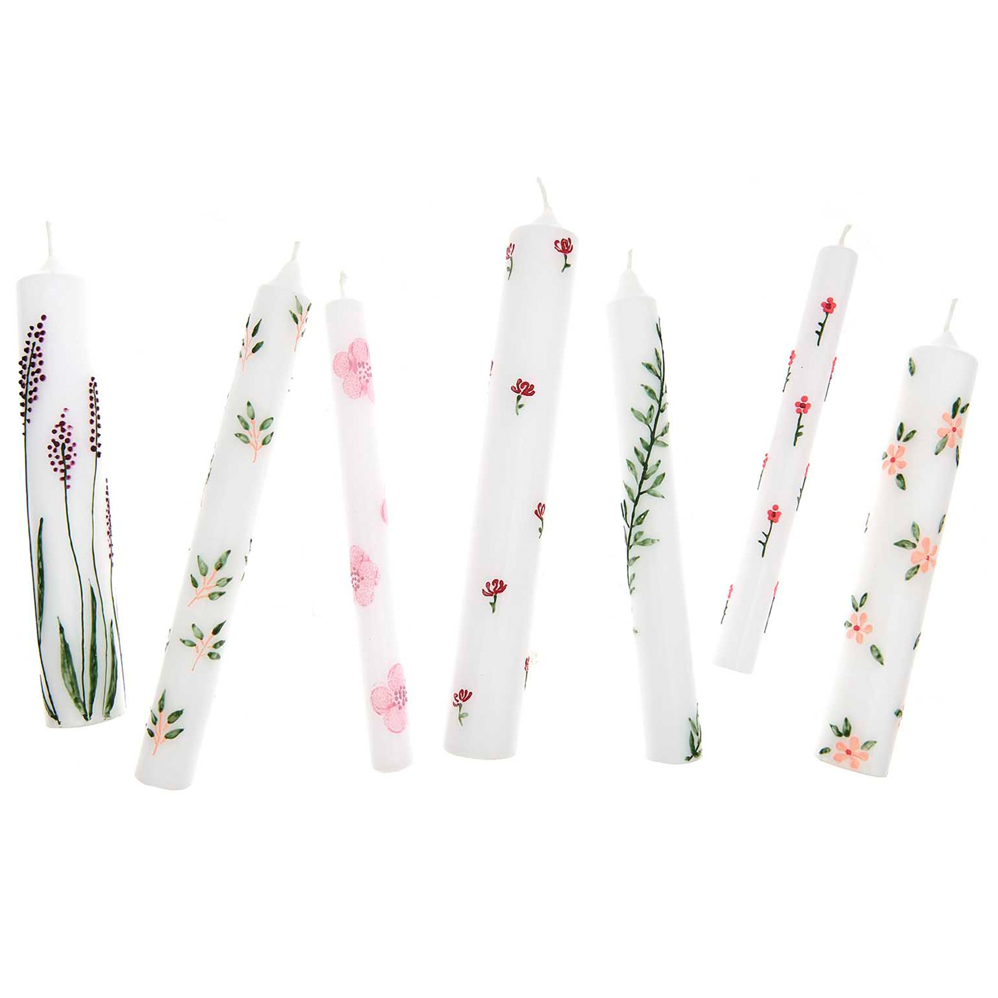 6 Kerzen Stifte "Roses" 6 Kerzen Stifte "Roses"