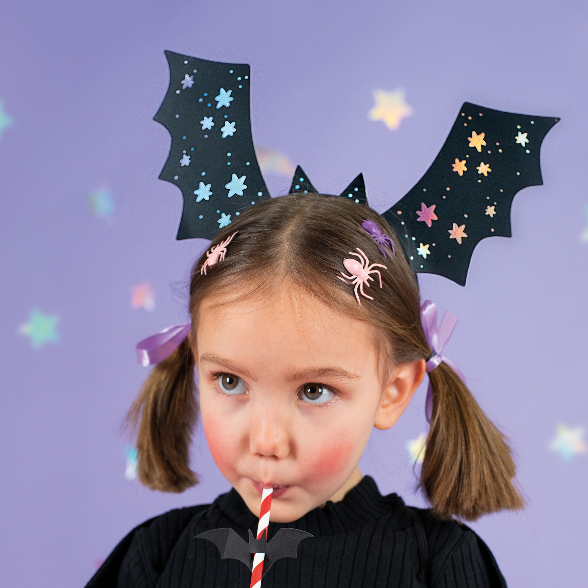 4 DIY Haarreifen "Fledermaus" Person, Leute, Gesicht, Portrait, Zubehör