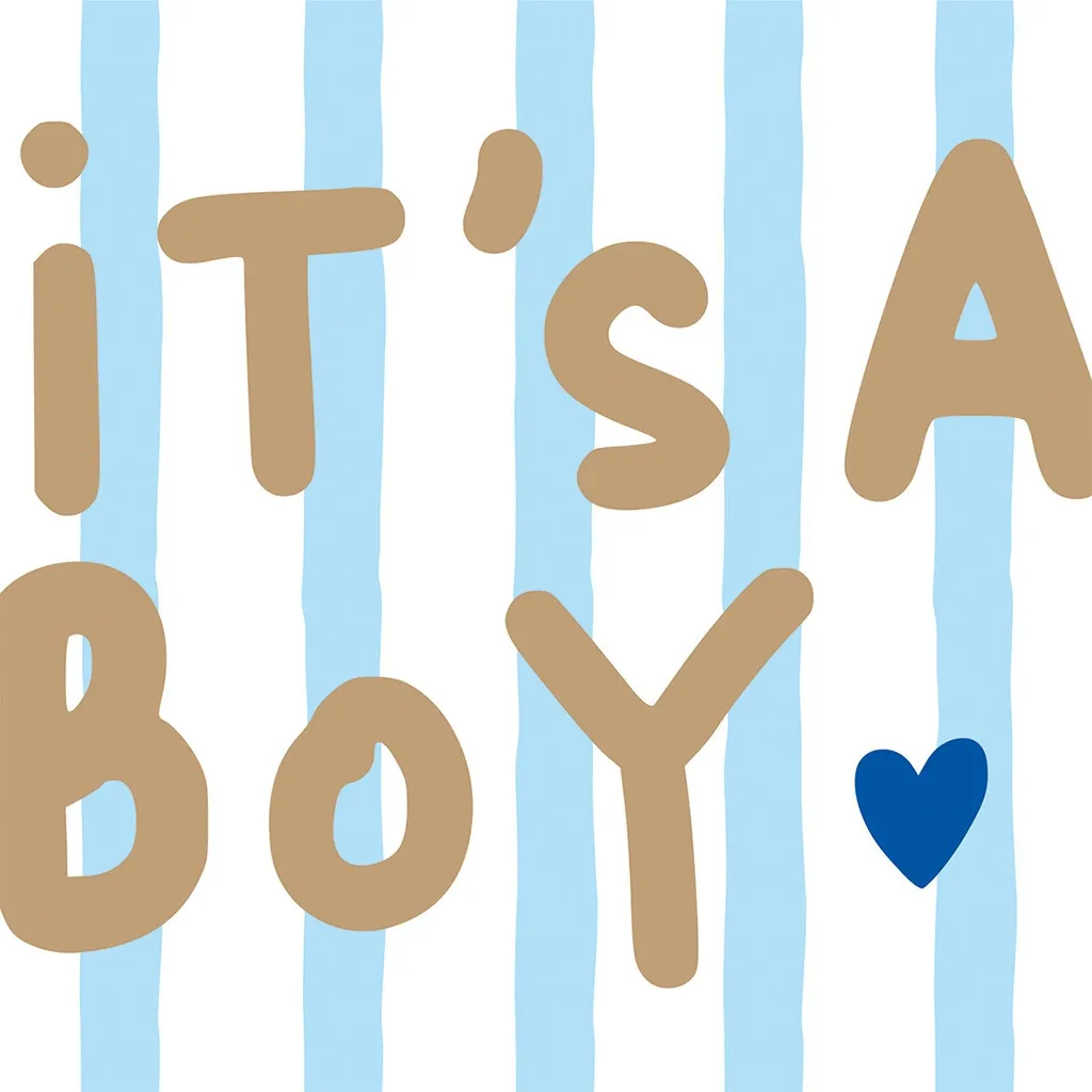 20 Servietten "It´s a Boy" 33x33cm